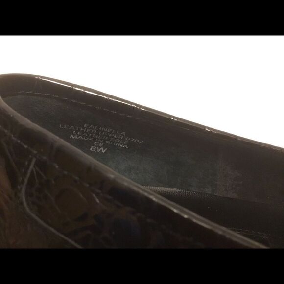 Enzo Angiolini Patent Leather Flats Size 8W - Picture 6 of 7